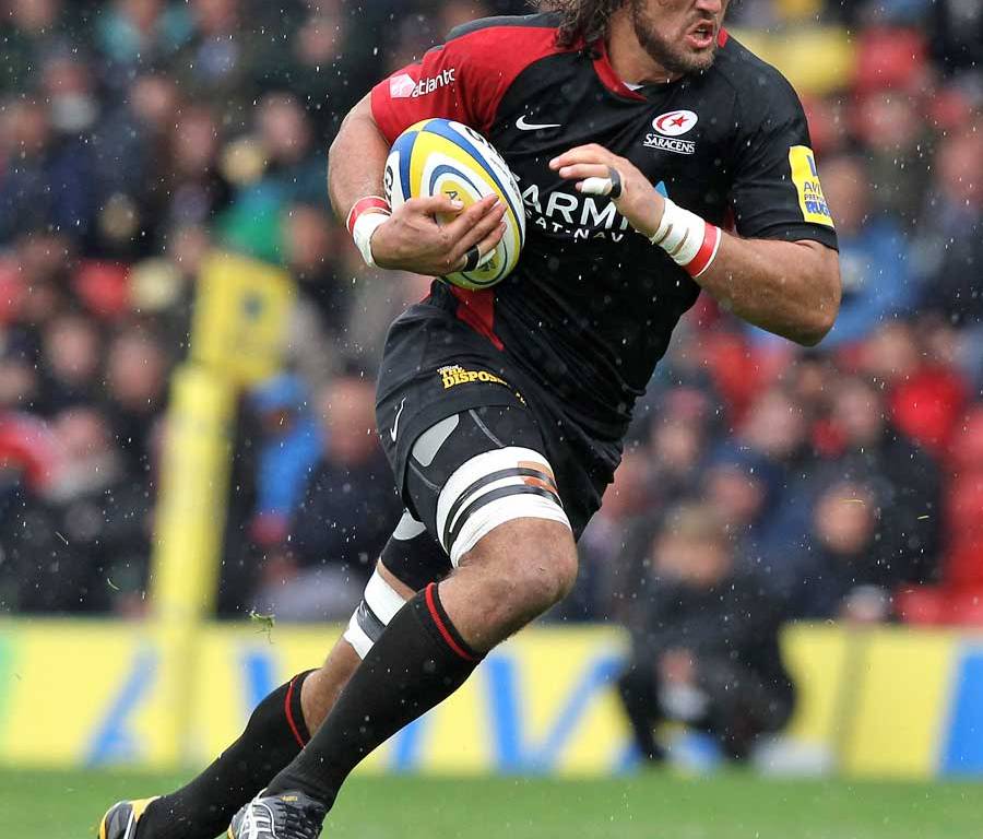 サラセンズのフランカーとナミビア代表のキャプテン：ジャック・バーガー選手