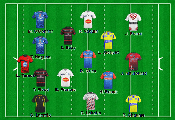 第3試合のベストXV